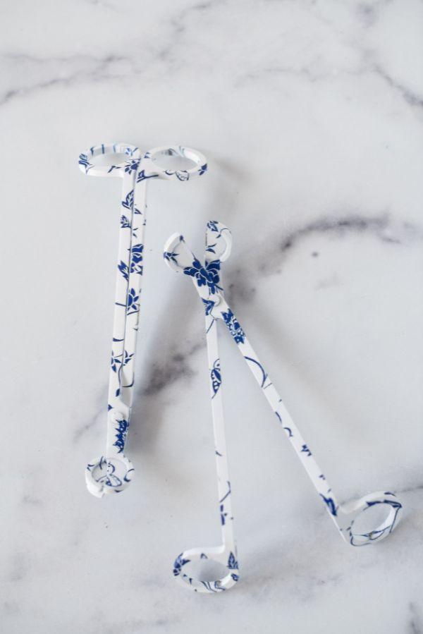 The Blue & White Wick Trimmer - TheTinyTassel