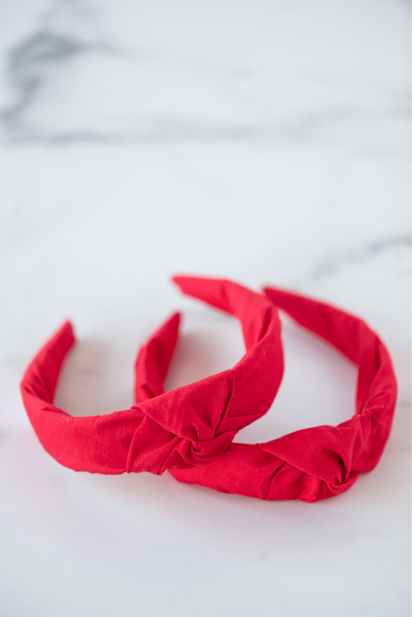 The Tiny Tassel Headband in Red - TheTinyTassel