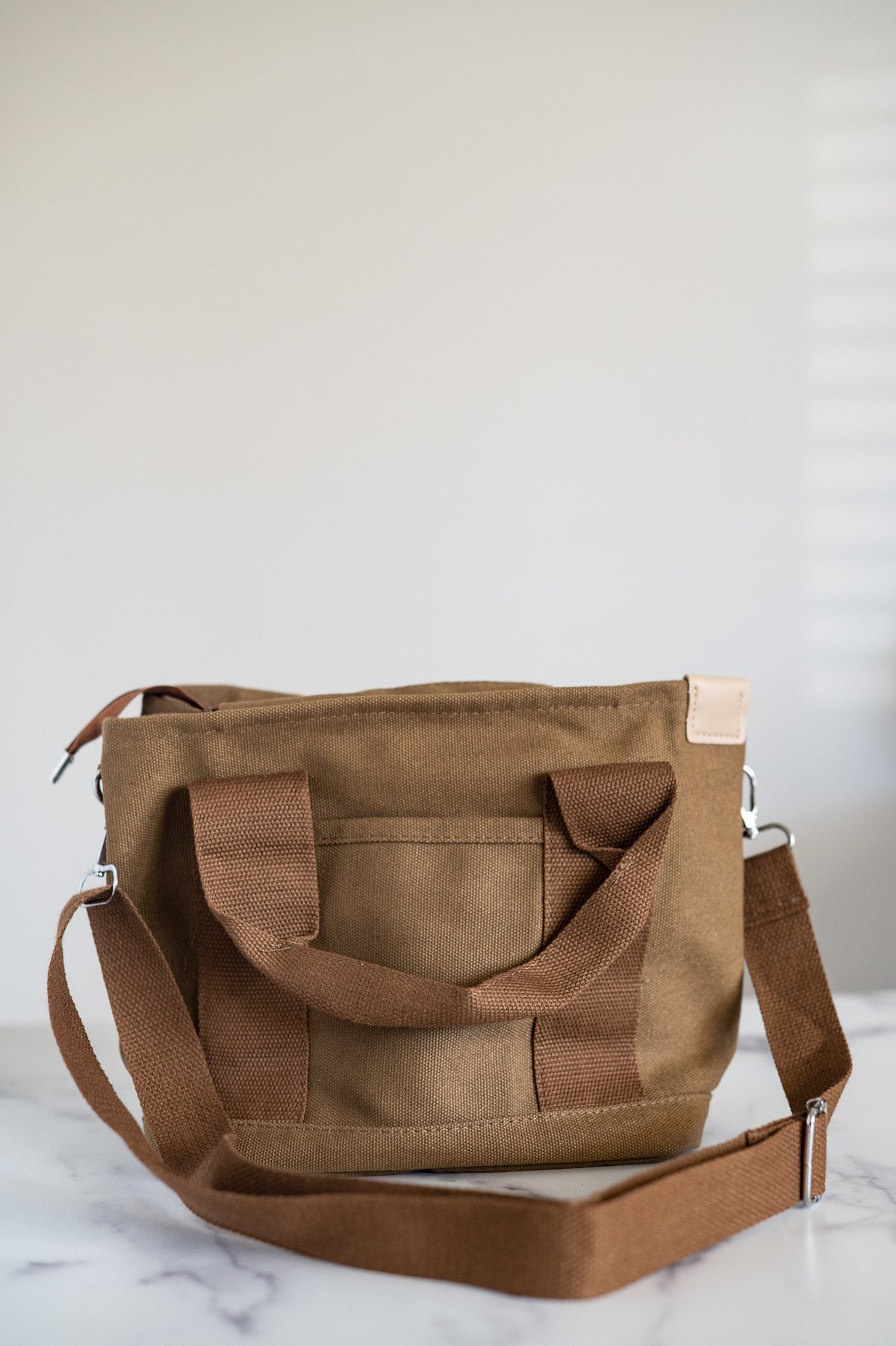 The Paige Tote in Mocha