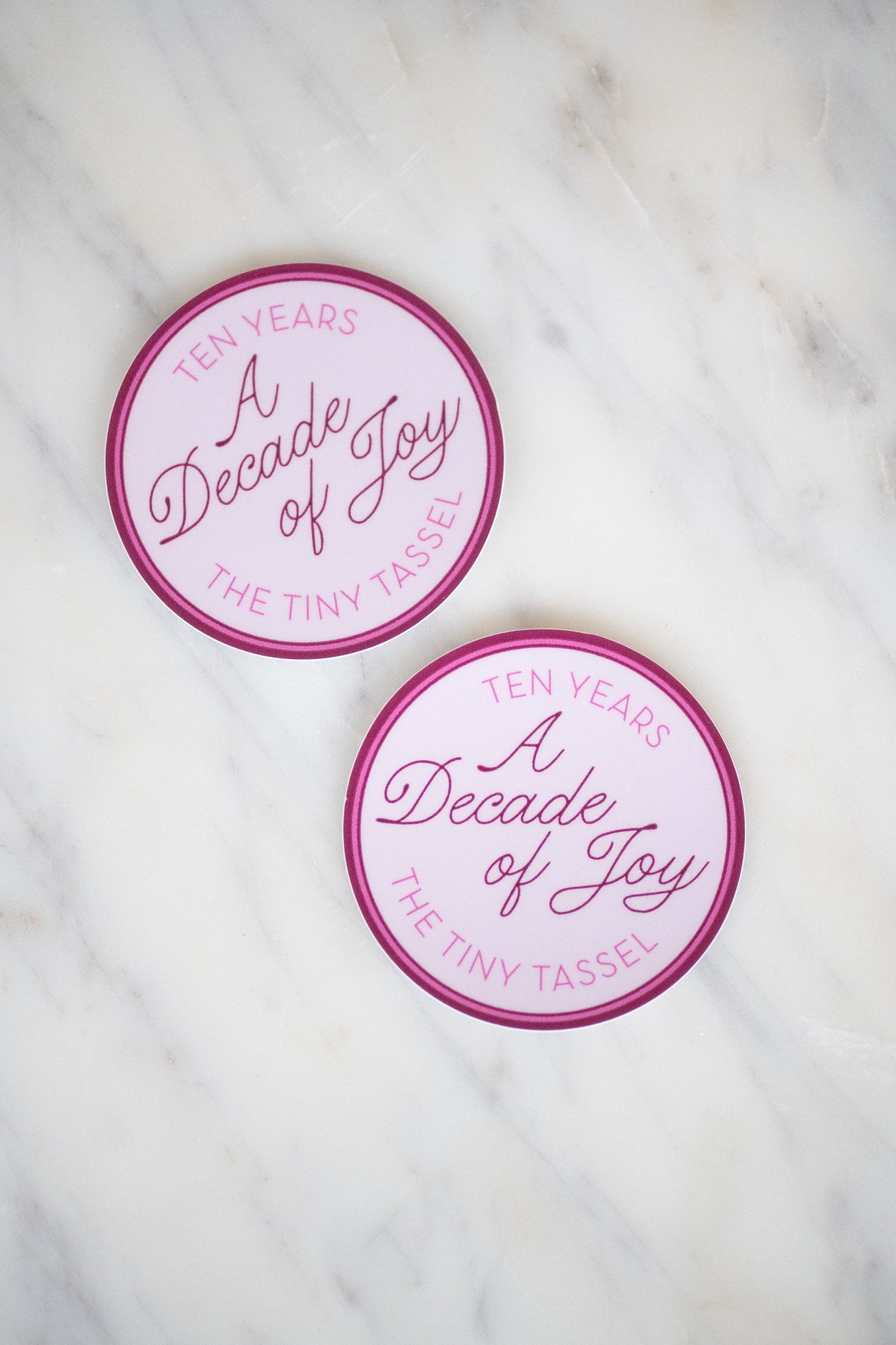 A Decade of Joy Sticker