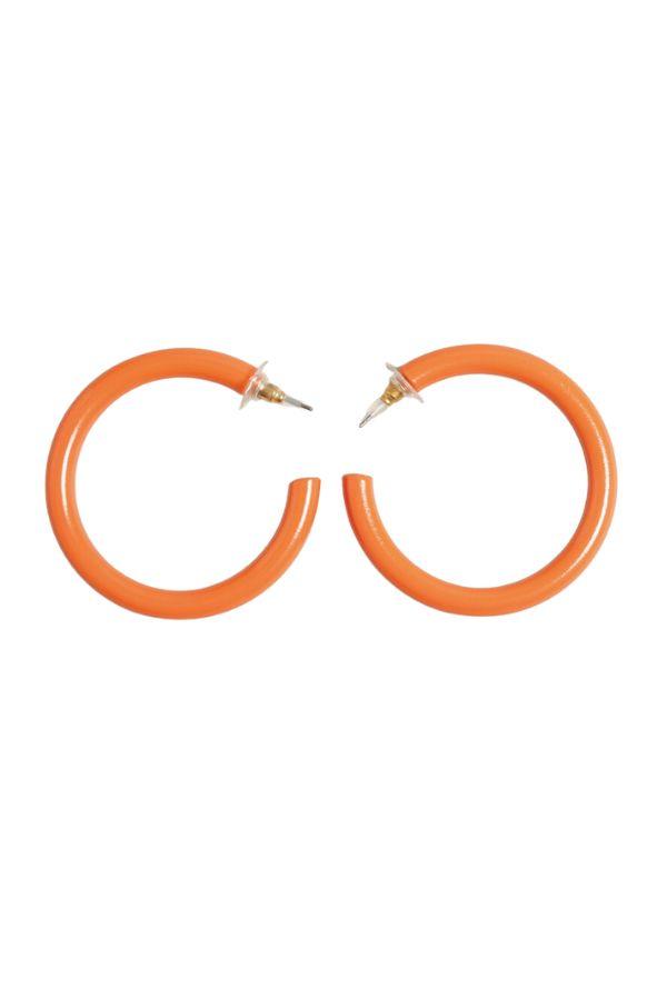 The Logan Hoop in Orange - TheTinyTassel