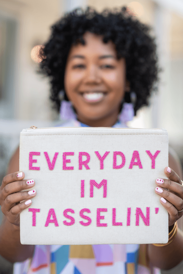 The Everyday I'm Tasselin' Pouch - TheTinyTassel