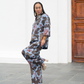 The Percy Pant in Blue Floral