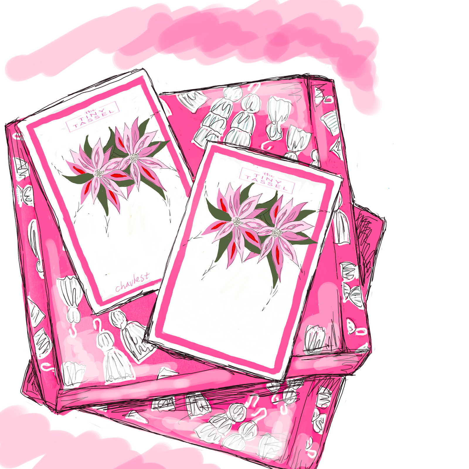 The Poinsettia Earrings