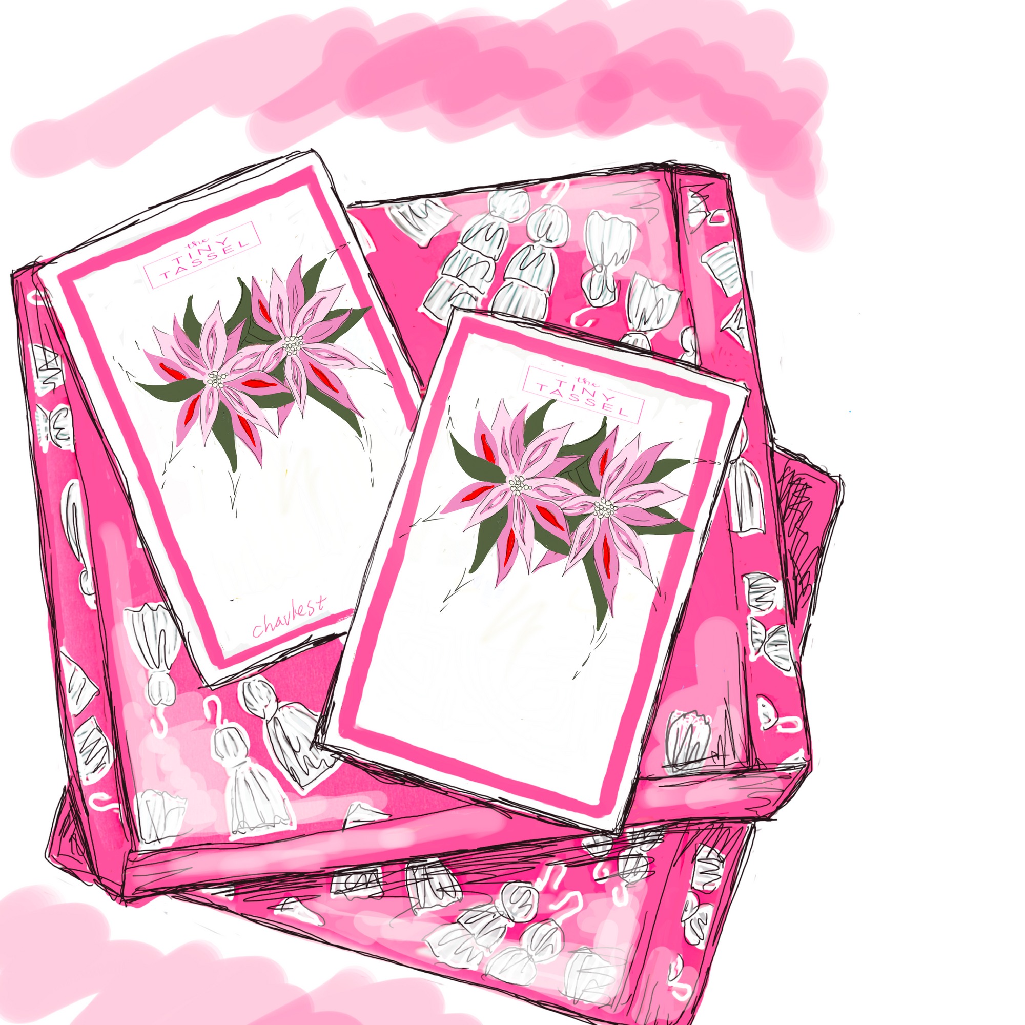 The Poinsettia Earrings