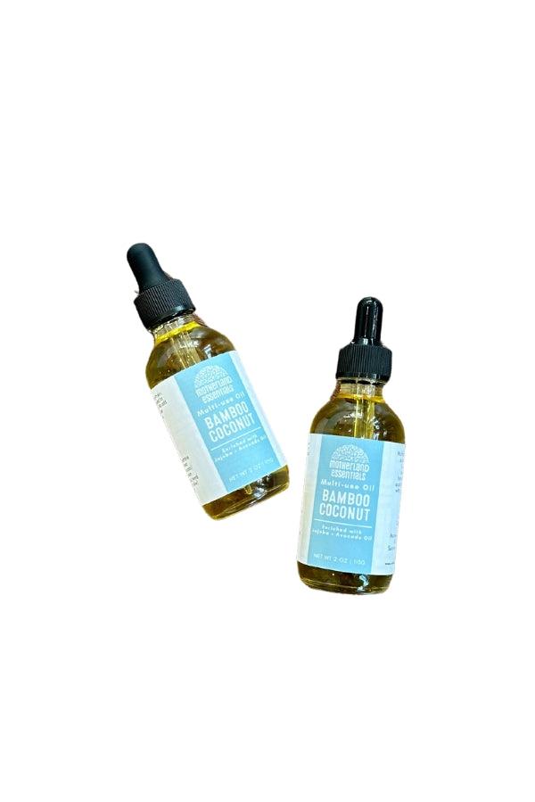 The Bamboo and Coconut Body &amp; Hair Oil By Motherland Essentials - TheTinyTassel