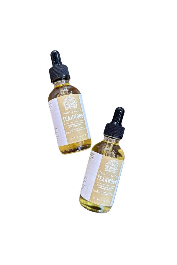 The Teakwood Body &amp; Hair Oil By Motherland Essentials - TheTinyTassel