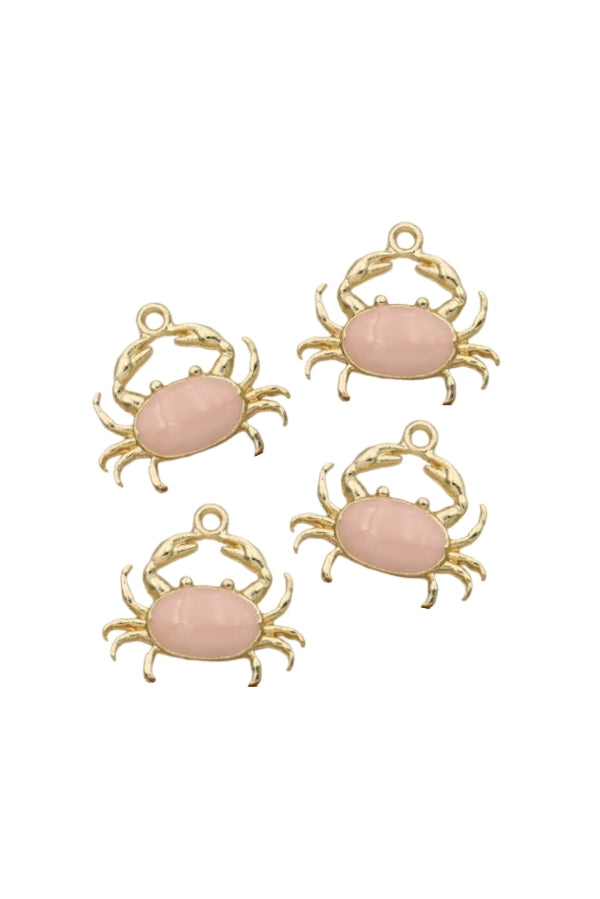 The Pink Crab Charm