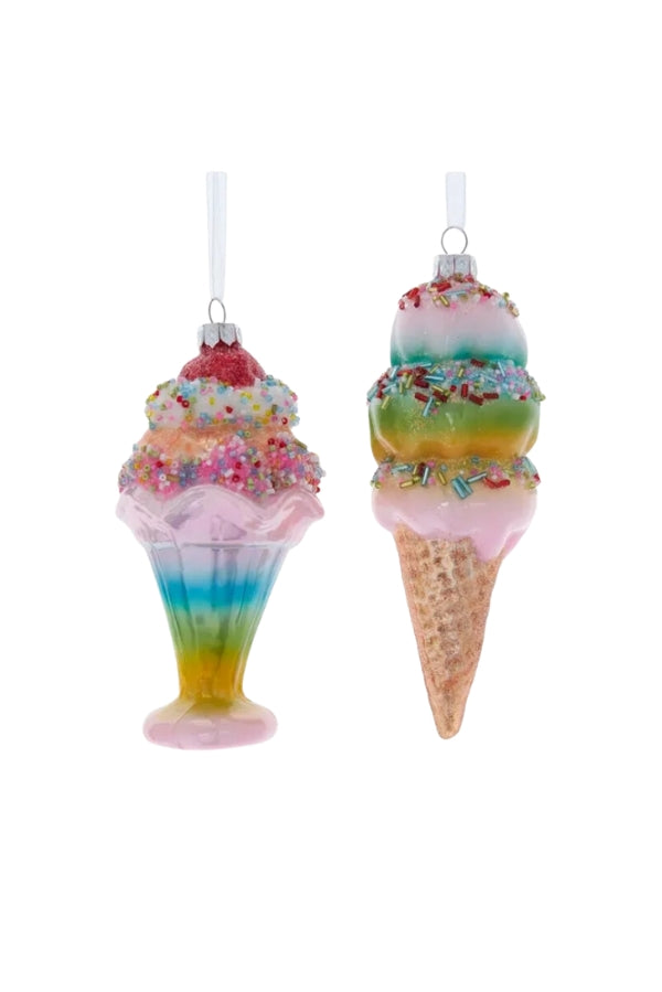 The Rainbow Ice Cream Ornament