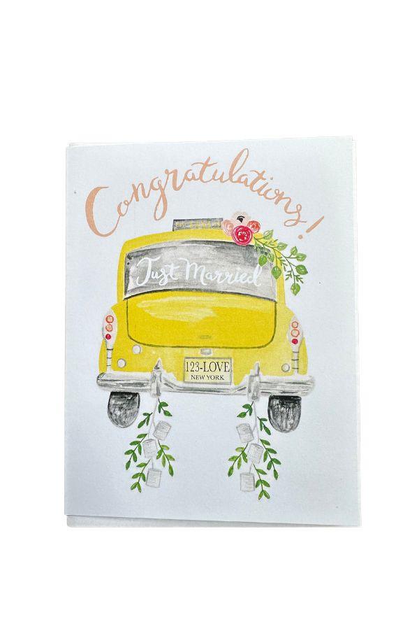 The Just Married Card - TheTinyTassel