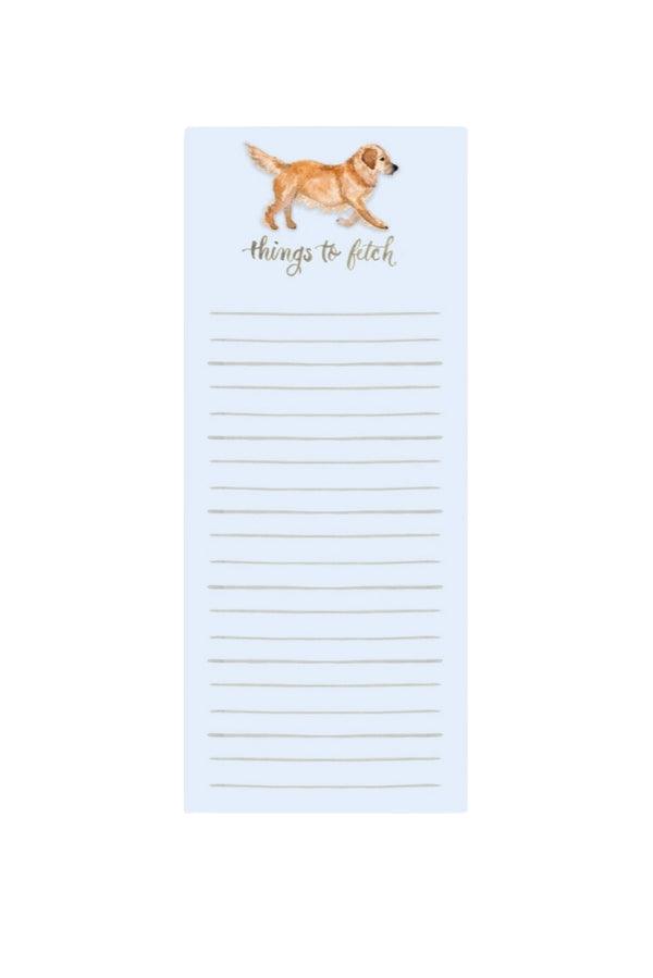 Things to Fetch Watercolor Notepad - TheTinyTassel