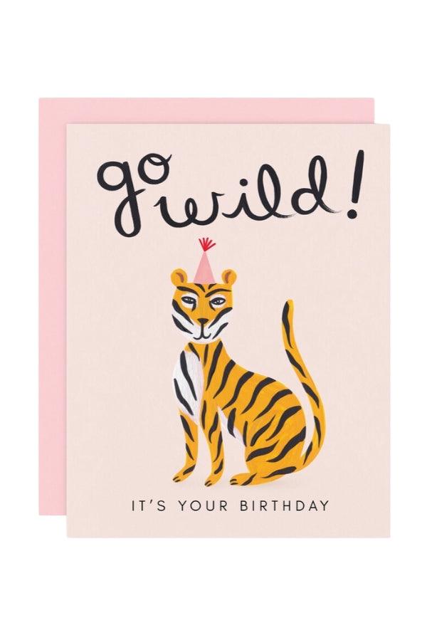 Go Wild Birthday Card - TheTinyTassel