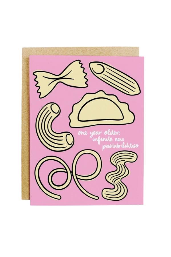 New Pastabilities Birthday Card - TheTinyTassel