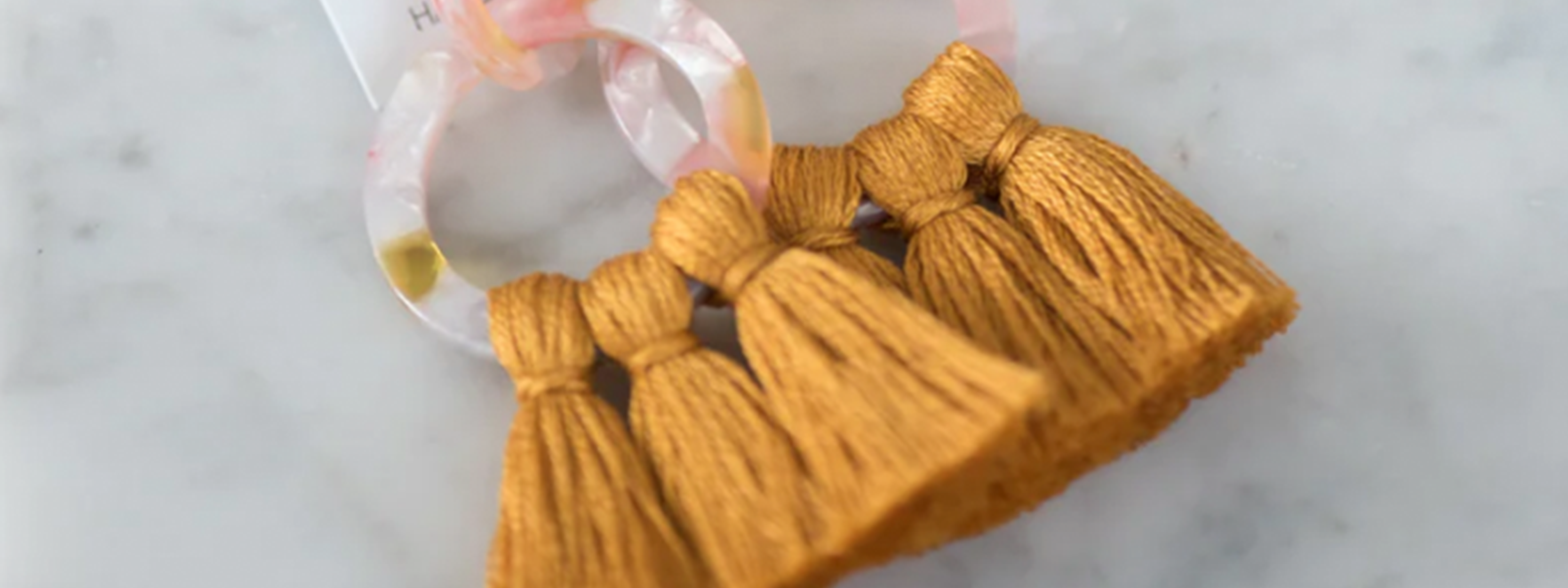 The tiny tassel earrings Clearance