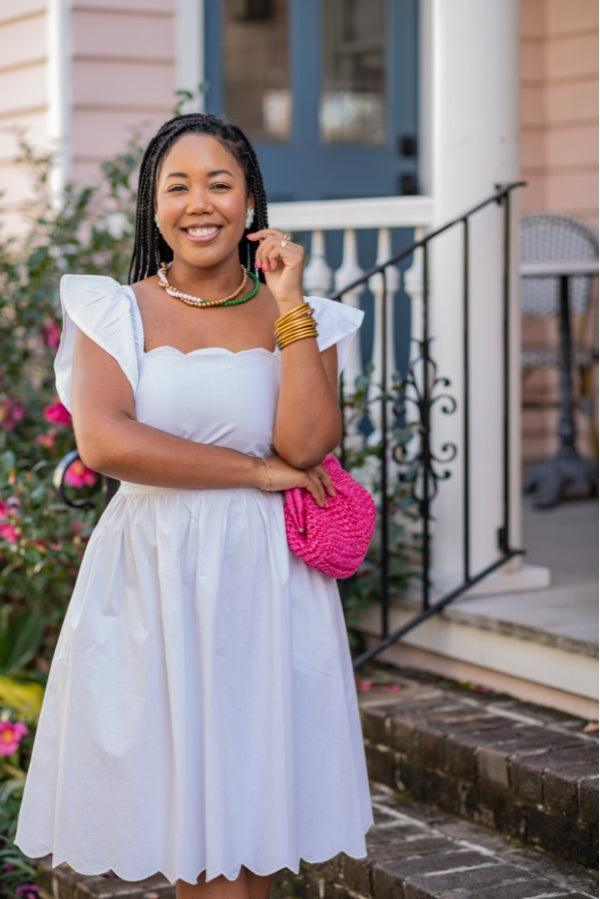 The Cypress Dress in White - TheTinyTassel