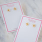 The Gable Flower Stud Earring - TheTinyTassel