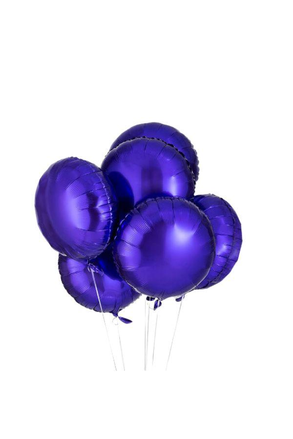 Round Purple Foil Balloon - TheTinyTassel