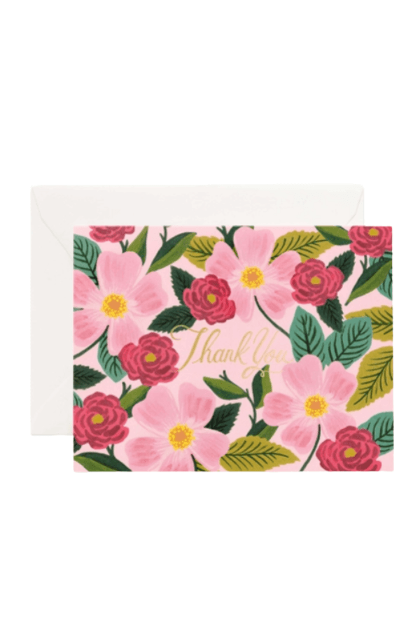 The Boxed Set of Rose Garden Thank of You Cards - TheTinyTassel