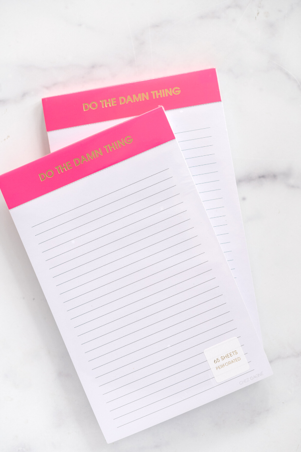 The Do The Damn Thing Notepad
