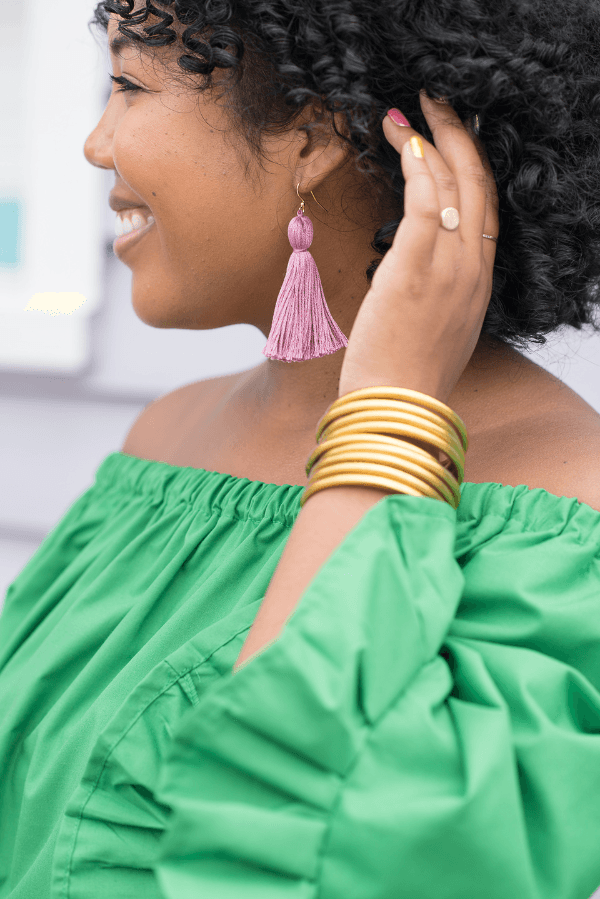 The St. Francis Tassel Earring - TheTinyTassel