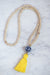 The Chalmers Tassel Necklace in Yellow