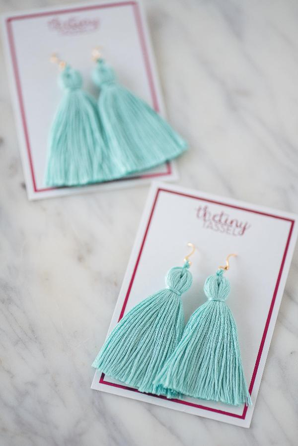 The Chaffe Tassel Earring - TheTinyTassel