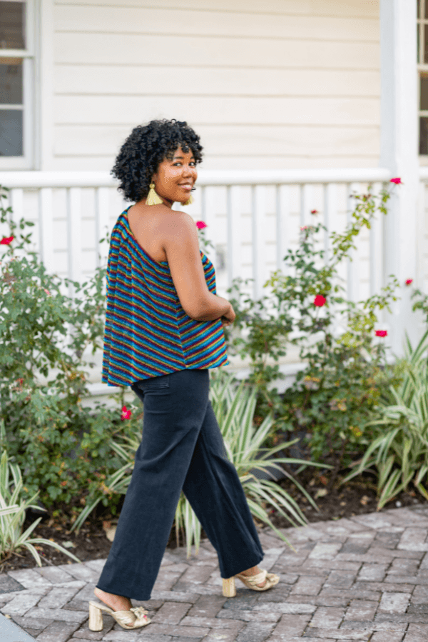 The Sterling Top in Rainbow Shimmer - TheTinyTassel