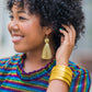 The St. Margaret Tassel Earring in Gold - TheTinyTassel