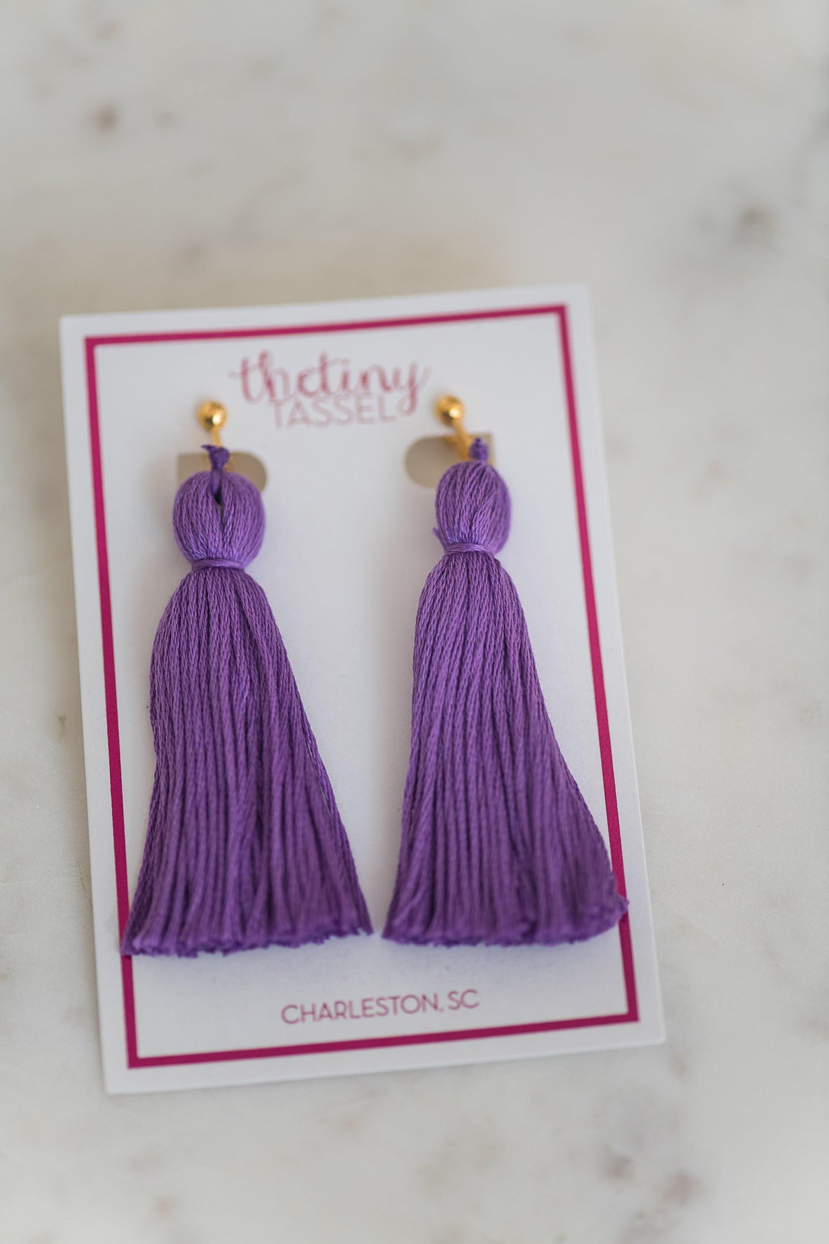 The Hampton Clip-On Tassel Earring - TheTinyTassel