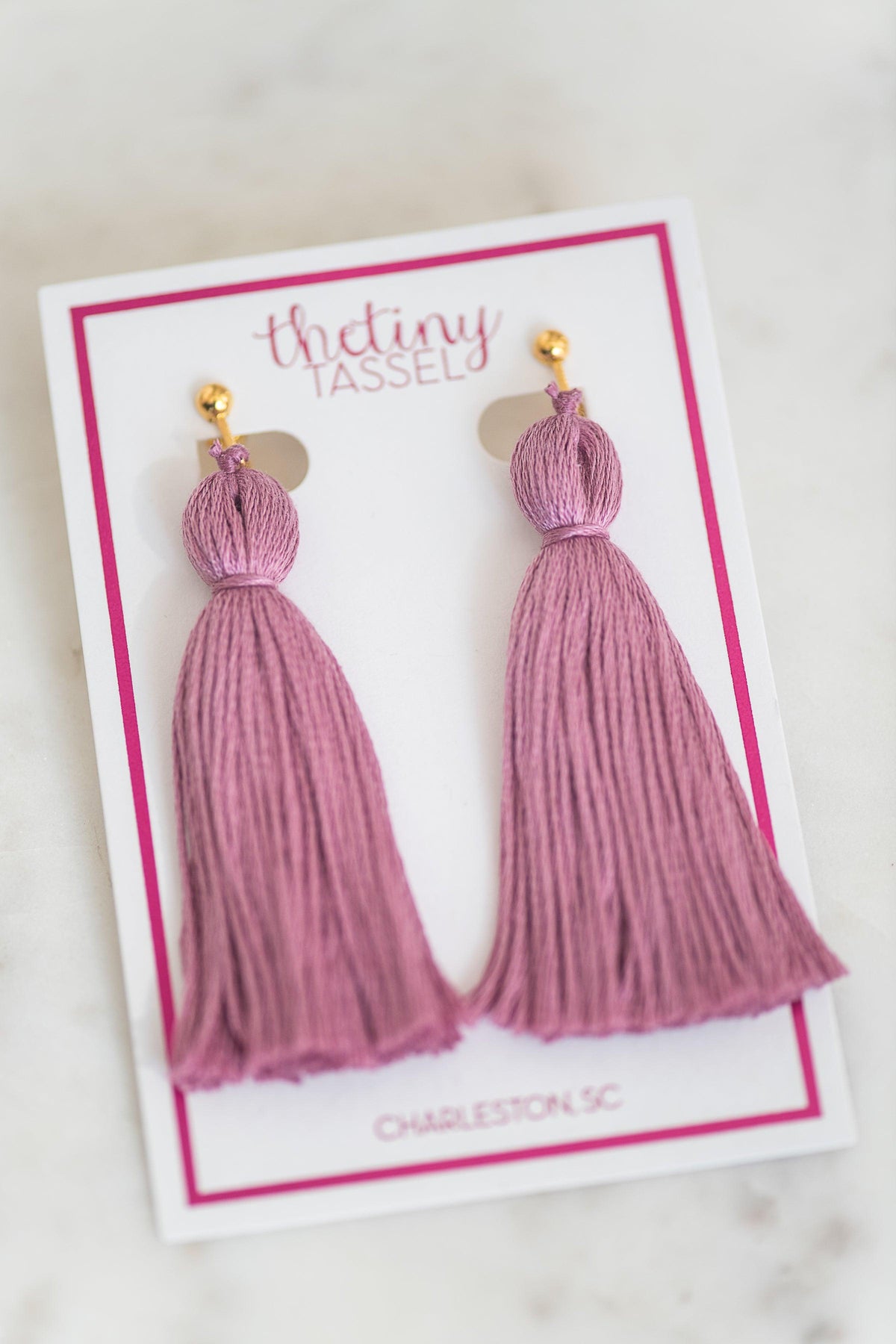 The St. Francis Clip-On Tassel Earring - TheTinyTassel