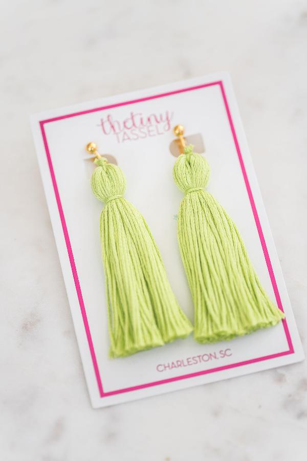 The Buist Clip-On Tassel Earring - TheTinyTassel