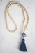The Chalmers Tassel Necklace in Navy