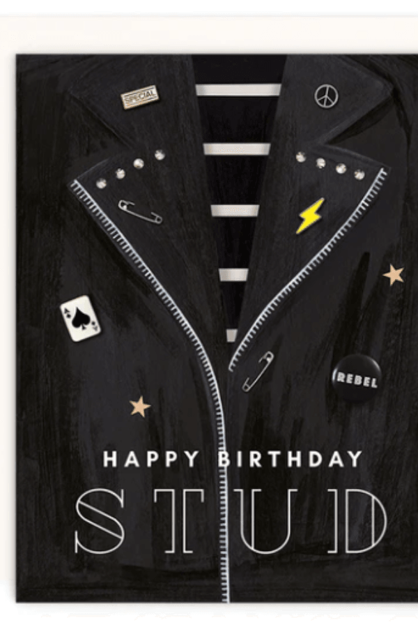 The Happy Birthday Stud Card - TheTinyTassel